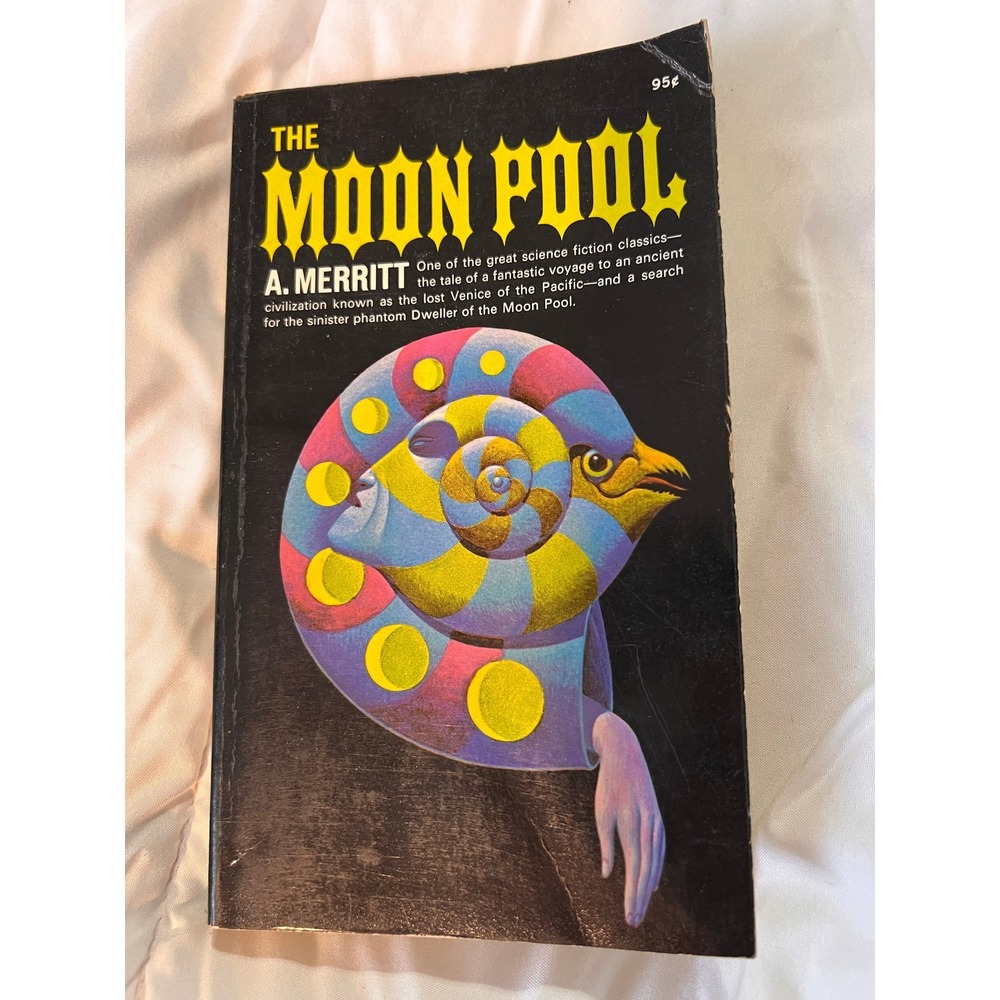 The Moon Pool, A. Merrit vintage science fiction paperback 1971